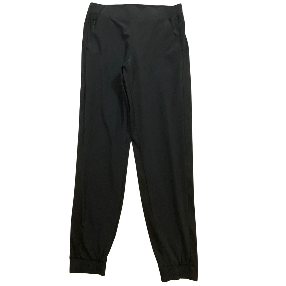 Athleta Brooklyn Jogger Pants Black Women's Size 4 Elastic Waist Zip Pockets - Picture 4 of 14